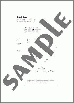 Break Free(Joel Houston/Marty Sampson/Hillsong United/Matt Crocker) 楽譜 ギター（コード） ダウンロード
