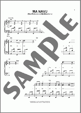Ma Navu (How Welcome On the Mountains)(Jewish Folksong) 楽譜 その他 ダウンロード