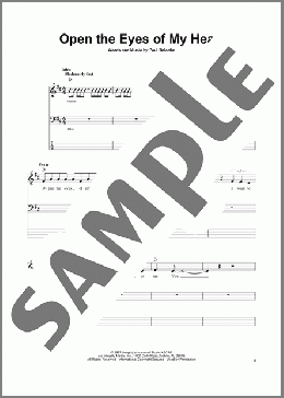 Open The Eyes Of My Heart(Sonicflood/Paul Baloche) 楽譜 ベース ダウンロード