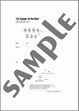The Keeper Of The Stars(Tracy Byrd) 楽譜 ギター（コード） ダウンロード
