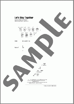 Let's Stay Together(Al Green) 楽譜 ギター（コード） ダウンロード