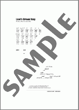 Love's Grown Deep(Kenny Nolan) 楽譜 ギター（コード） ダウンロード