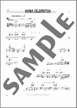Omaha Celebration(Pat Metheny) 楽譜 その他 ダウンロード