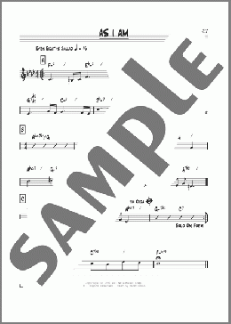 As I Am(Pat Metheny) 楽譜 その他 ダウンロード
