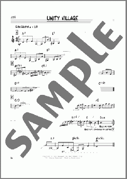 Unity Village(Pat Metheny) 楽譜 その他 ダウンロード