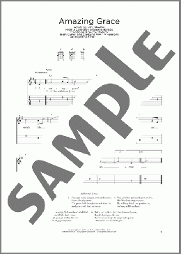 Amazing Grace(John Newton) 楽譜 ギター（ソロ） ダウンロード