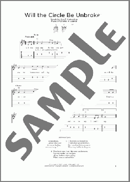 Will The Circle Be Unbroken(Charles H. Gabriel/Ada R. Habershon) 楽譜 ギター（ソロ） ダウンロード