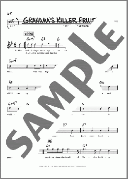 Grandma's Killer Fruitcake(Elmo Shropshire) 楽譜 その他 ダウンロード