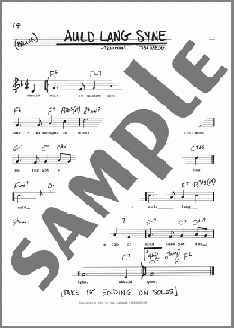 Auld Lang Syne(Traditional Scottish Melody) 楽譜 その他 ダウンロード