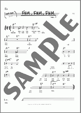 Fum, Fum, Fum(Traditional Catalonian Carol) 楽譜 その他 ダウンロード