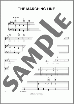 The Marching Line(Vanessa Carlton) 楽譜 ピアノ & ボーカル & ギター ダウンロード