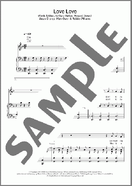 Love Love(Take That) 楽譜 その他 ダウンロード