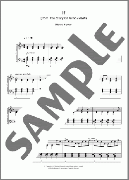 If (from The Diary Of Anne Frank)(Michael Nyman) 楽譜 ピアノ（ソロ） ダウンロード