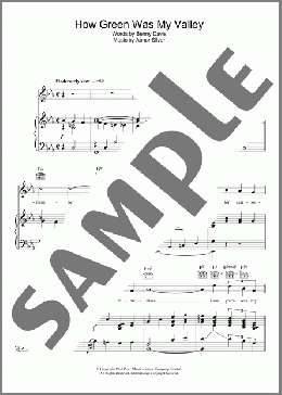 How Green Was My Valley(Vera Lynn) 楽譜 その他 ダウンロード