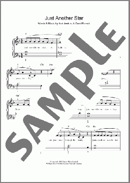 Just Another Star(Karl Jenkins/Carol Barratt) 楽譜 ピアノ & ボーカル ダウンロード