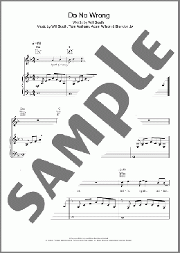 Do No Wrong(Thirteen Senses) 楽譜 その他 ダウンロード