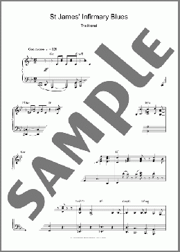 Saint James Infirmary(Traditional) 楽譜 ピアノ（ソロ） ダウンロード