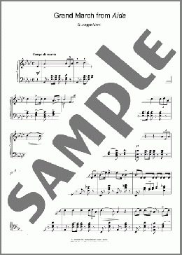 Grand March (from Aida)(Giuseppe Verdi) 楽譜 ピアノ（ソロ） ダウンロード