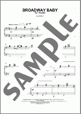 Broadway Baby(Stephen Sondheim/Follies (Musical)) 楽譜 ピアノ（連弾） ダウンロード