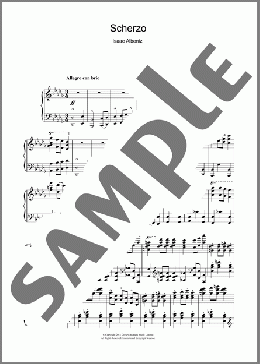 Scherzo(Isaac Albeniz) 楽譜 ピアノ（ソロ） ダウンロード