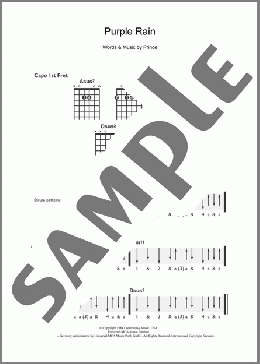 Purple Rain(Prince/Prince & The Revolution) 楽譜 メロディ ダウンロード