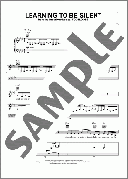 Learning To Be Silent(Dean Pitchford/Footloose (Musical)) 楽譜 ピアノ & ボーカル & ギター ダウンロード