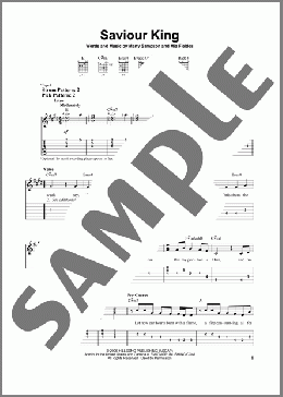 Saviour King(Marty Sampson/Hillsong United) 楽譜 ギター（ソロ） ダウンロード