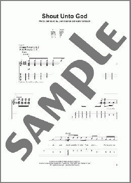 Shout Unto God(Marty Sampson/Hillsong United) 楽譜 ギター（ソロ） ダウンロード