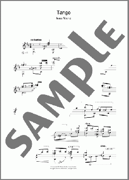 Tango(Isaac Albeniz) 楽譜 メロディ ダウンロード