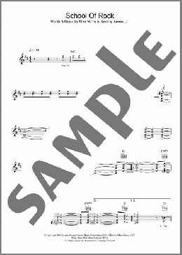 School Of Rock (from School of Rock: The Musical)(Jack Black/School Of Rock (Movie)) 楽譜 その他 ダウンロード