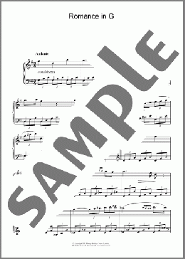 Romance In G Op.52 No.4(Johan Nepomuk Hummel) 楽譜 ピアノ（ソロ） ダウンロード