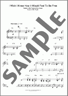I Wish I Knew How It Would Feel To Be Free(Nina Simone/Billy Taylor) 楽譜 ピアノ（ソロ） ダウンロード