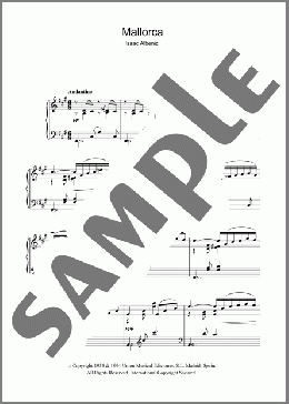 Mallorca(Isaac Albeniz) 楽譜 ピアノ（ソロ） ダウンロード
