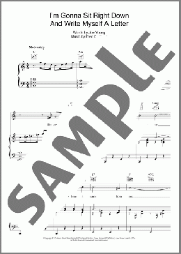 I'm Gonna Sit Right Down And Write Myself A Letter(Fats Waller) 楽譜 その他 ダウンロード