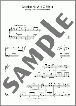 Caprice No. 2 In G Minor(George Whitefield Chadwick) 楽譜 ピアノ（ソロ） ダウンロード