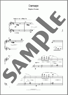 Damage (from the film Damage)(Zbigniew Preisner) 楽譜 ピアノ（ソロ） ダウンロード