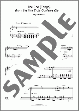 The End (Tango) (from Trois Couleurs Blanc)(Zbigniew Preisner) 楽譜 ピアノ（ソロ） ダウンロード