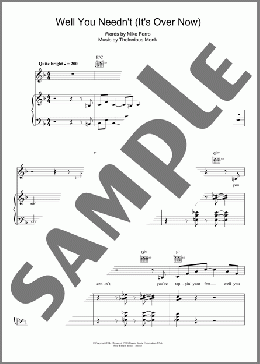 Well You Needn't (It's Over Now)(Jamie Cullum) 楽譜 その他 ダウンロード