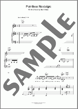Pointless Nostalgic(Jamie Cullum) 楽譜 その他 ダウンロード