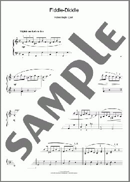 Fiddle-Diddle(Helen Ingle Ezell) 楽譜 ピアノ（ソロ） ダウンロード