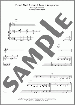 Don't Get Around Much Anymore(Rod Stewart/Tony Bennett/Michael Buble/Tony Bennett & Michael Buble) 楽譜 その他 ダウンロード