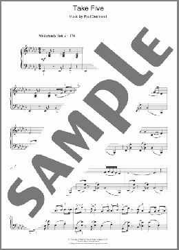 Take Five(Dave Brubeck) 楽譜 ピアノ（ソロ） ダウンロード