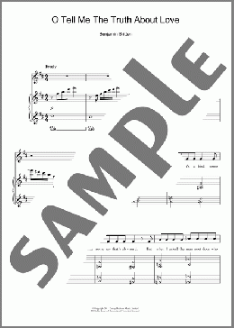 O Tell Me The Truth About Love(Benjamin Britten) 楽譜 その他 ダウンロード