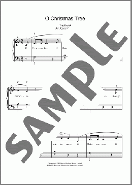 O Christmas Tree(Traditional) 楽譜 ピアノ & ボーカル ダウンロード