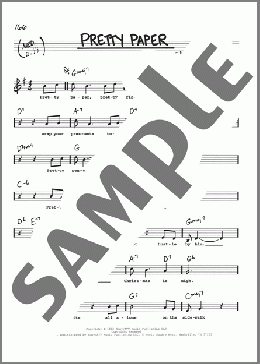 Pretty Paper(Willie Nelson) 楽譜 その他 ダウンロード