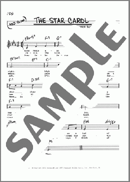 The Star Carol(Alfred Burt/Wihla Hutson) 楽譜 その他 ダウンロード
