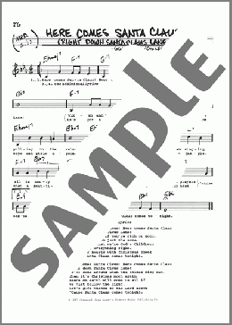 Here Comes Santa Claus (Right Down Santa Claus Lane)(Gene Autry/Oakley Haldeman) 楽譜 その他 ダウンロード