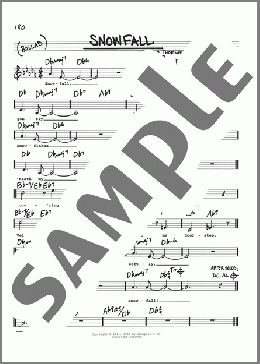 Snowfall(Tony Bennett) 楽譜 その他 ダウンロード