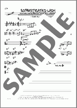 Sophisticated Lady(Duke Ellington) 楽譜 その他 ダウンロード