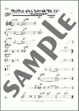 People Will Say We're In Love (from Oklahoma!)(Rodgers & Hammerstein) 楽譜 その他 ダウンロード